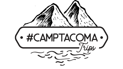 #CampTacoma logo for car camping trips